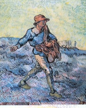 The Sower after Millet Vincent van Gogh Oil Paintings